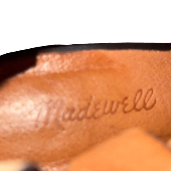 Madewell Pierce Open Toe Ankle Boots Women's 7.5 Black Leather Cut Out Booties - Picture 5 of 9